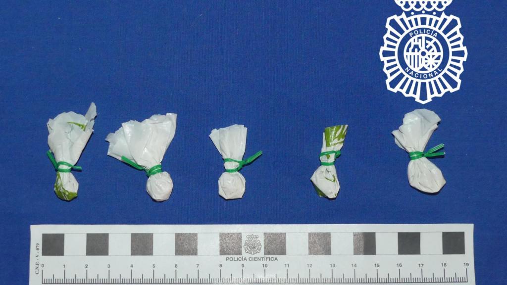 Droga intervenida por la Policía Nacional
