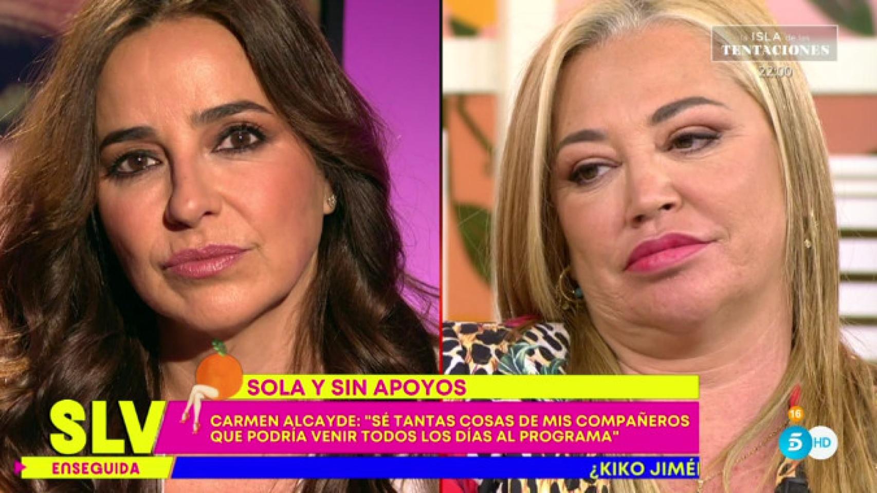 Belén Esteban explota contra Carmen Alcayde en 'Sálvame': No eres Beyoncé
