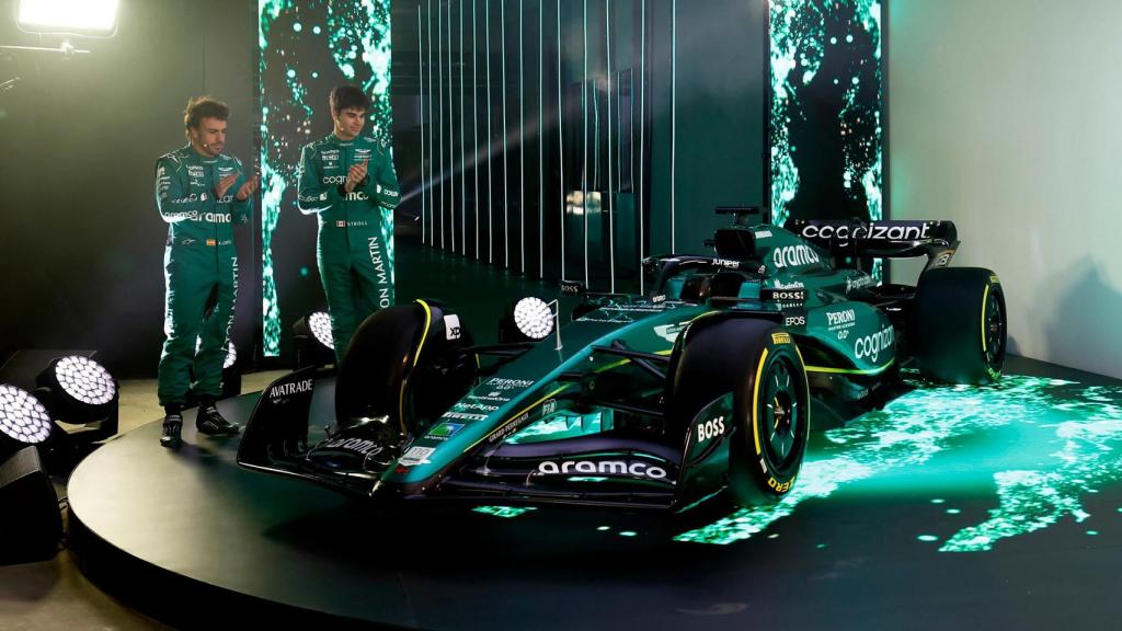 Presentación del Aston Martin AMR23