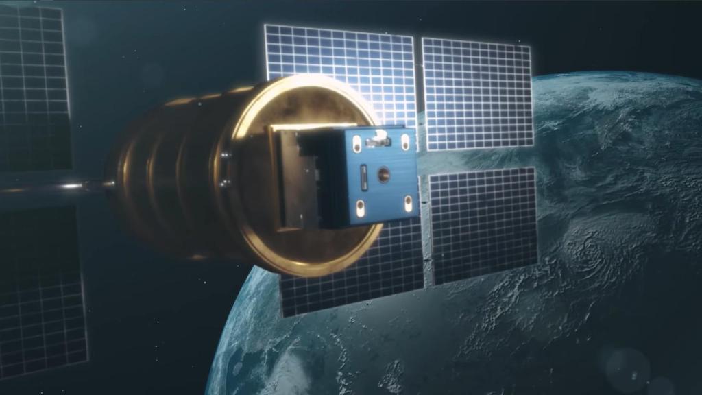 Satélite híbrido propulsado por agua