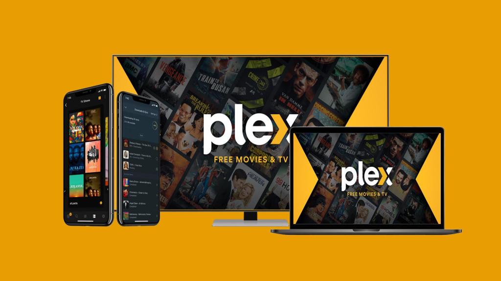 Plex en varios dispositivos.