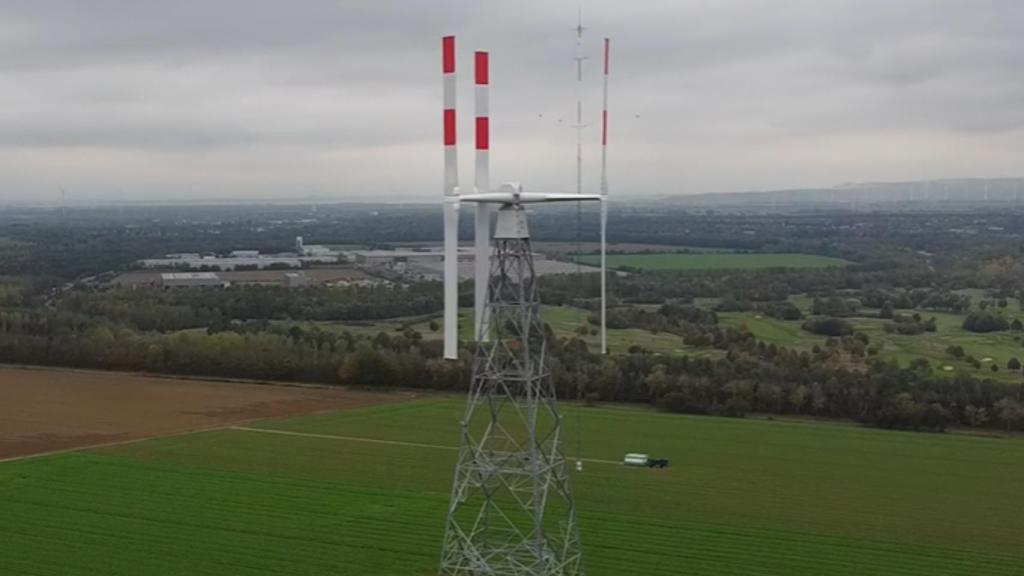 El aerogenerador Vertical Sky A32.