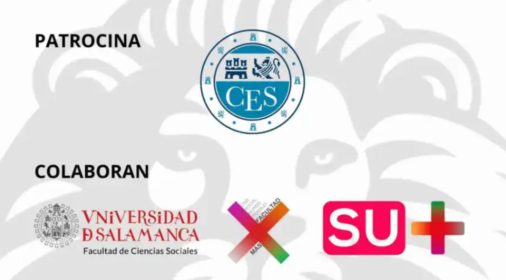Cartel patrocinadores evento CES.