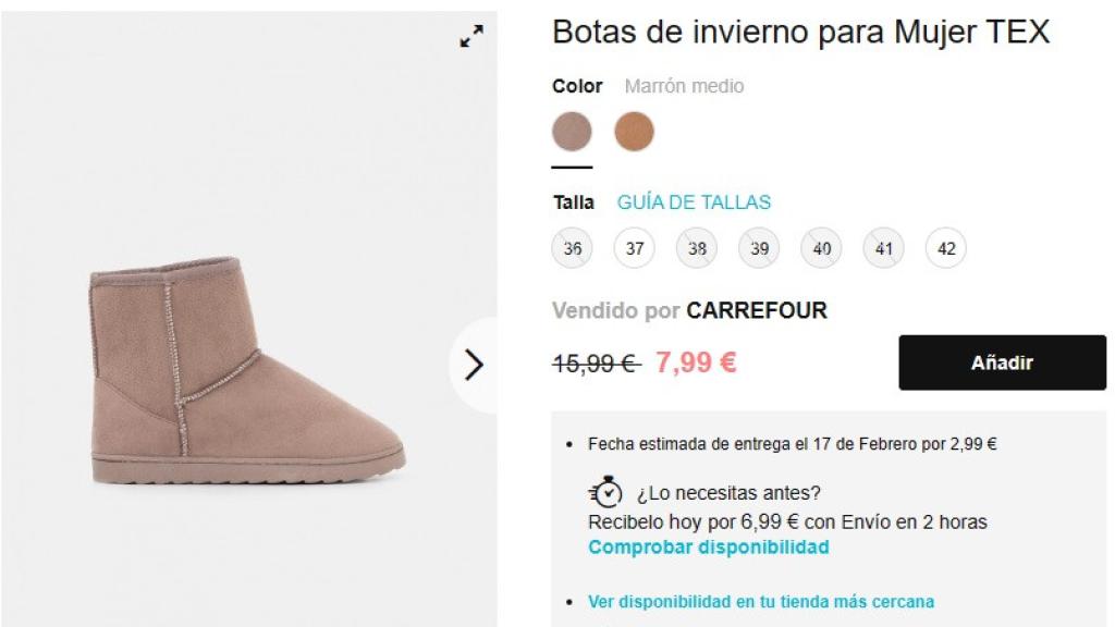Botas de invierno.