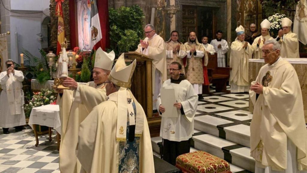 Un momento de la ceremonia de hermanamiento