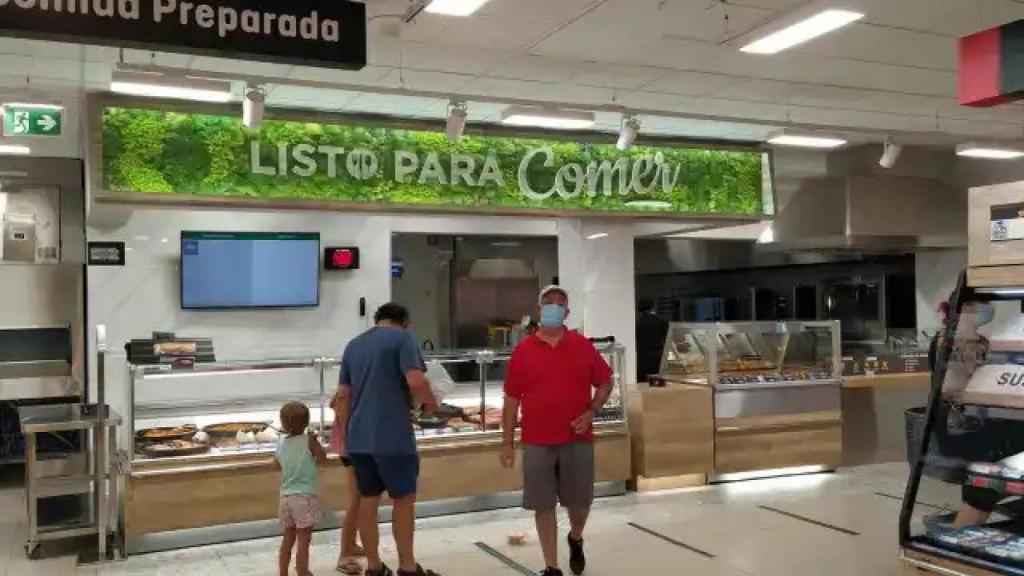Sección de comida preparada.