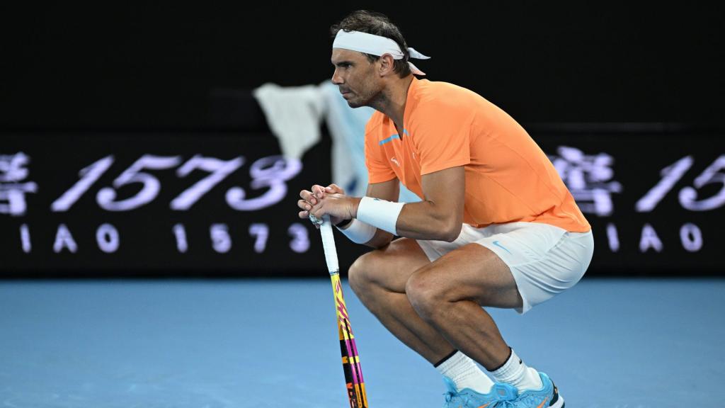 Rafa Nadal, lesionado en el Abierto de Australia