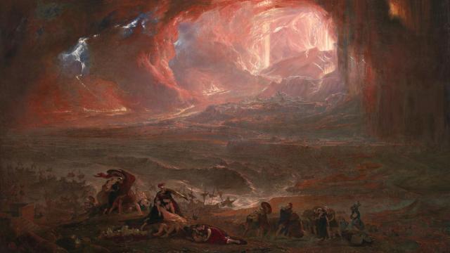 'Destrucción de Pompeya y Herculano', de John Martin.