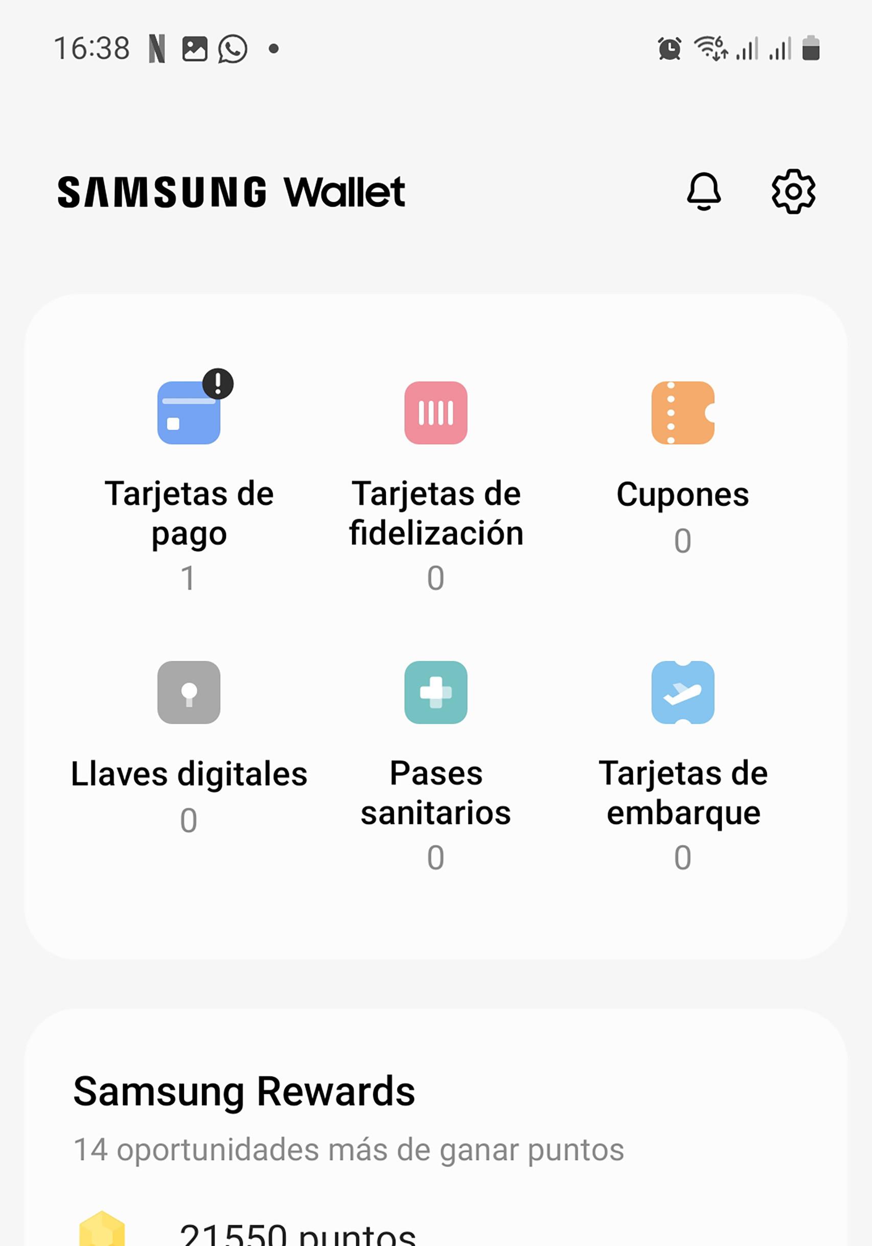 Samsung Wallet se puede borrar, pero es esencial para los pagos por NFC