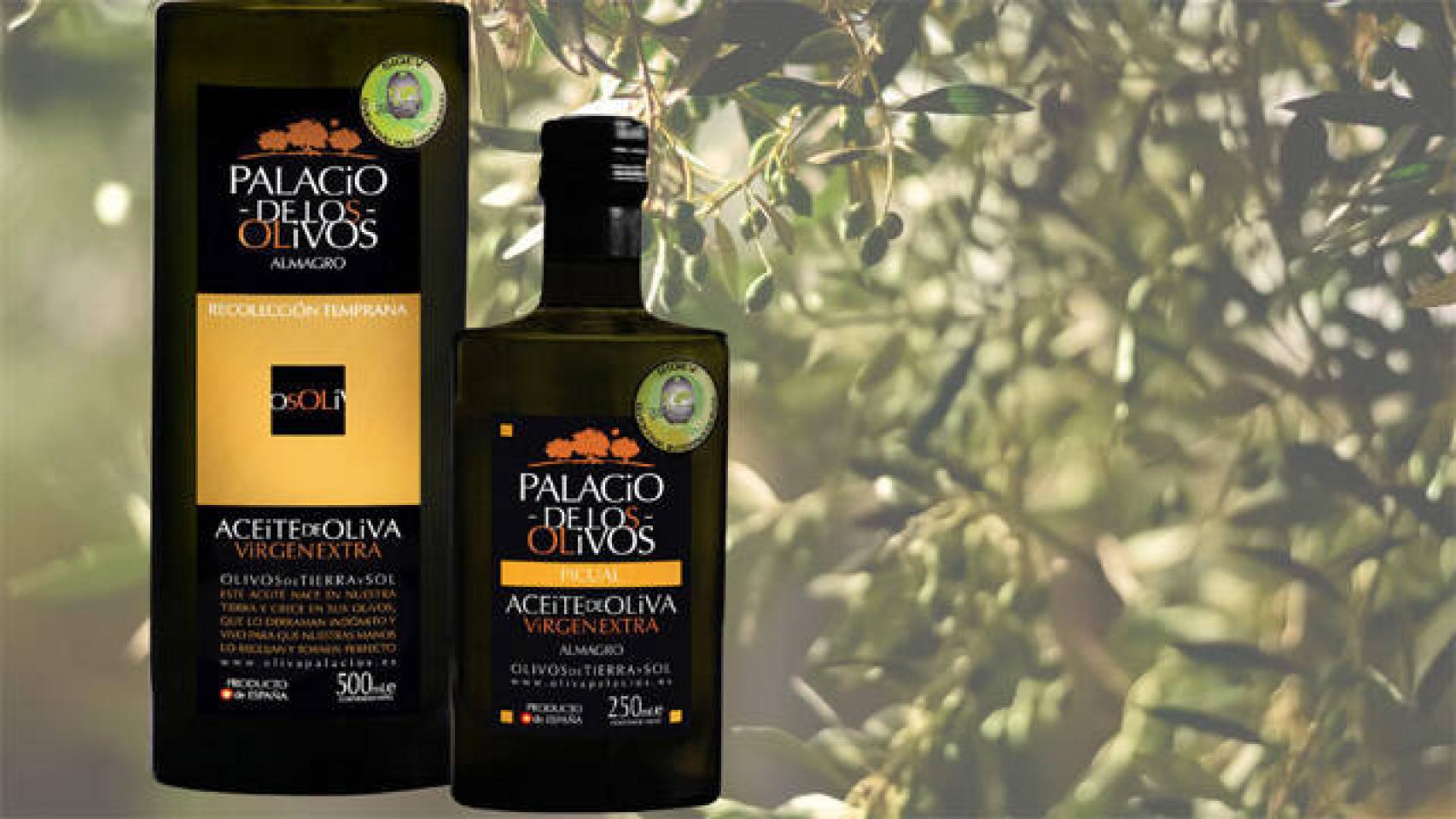 Aceite Palacio de los Olivos. Imagen de archivo