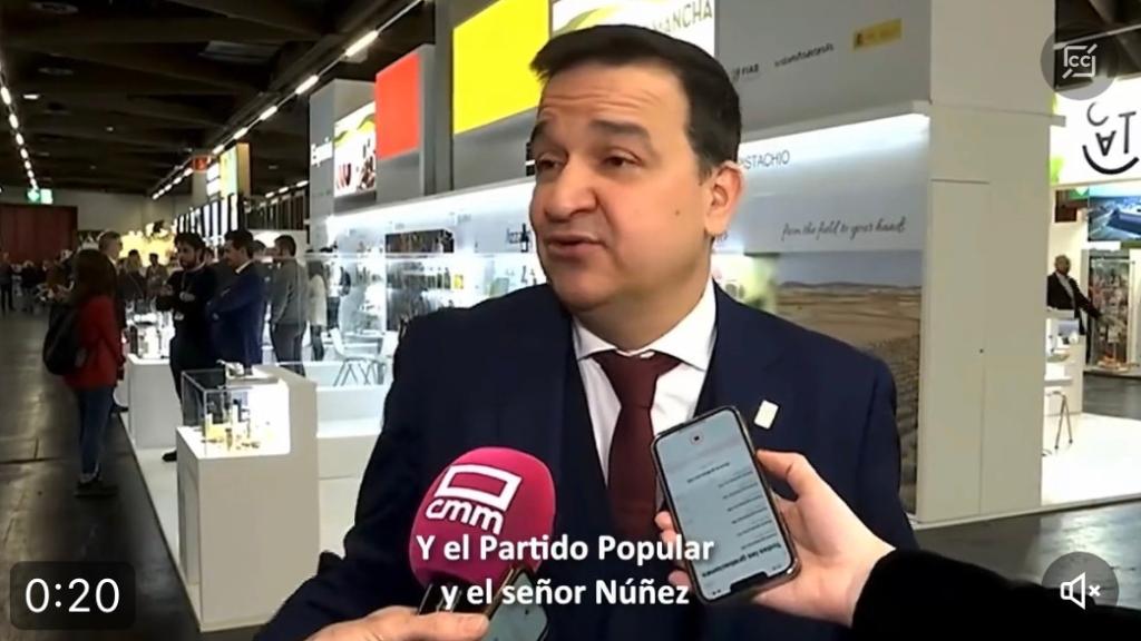 Captura de imagen del vídeo compartido por la Consejería de Agricultura en Twitter. Foto: PP CLM.
