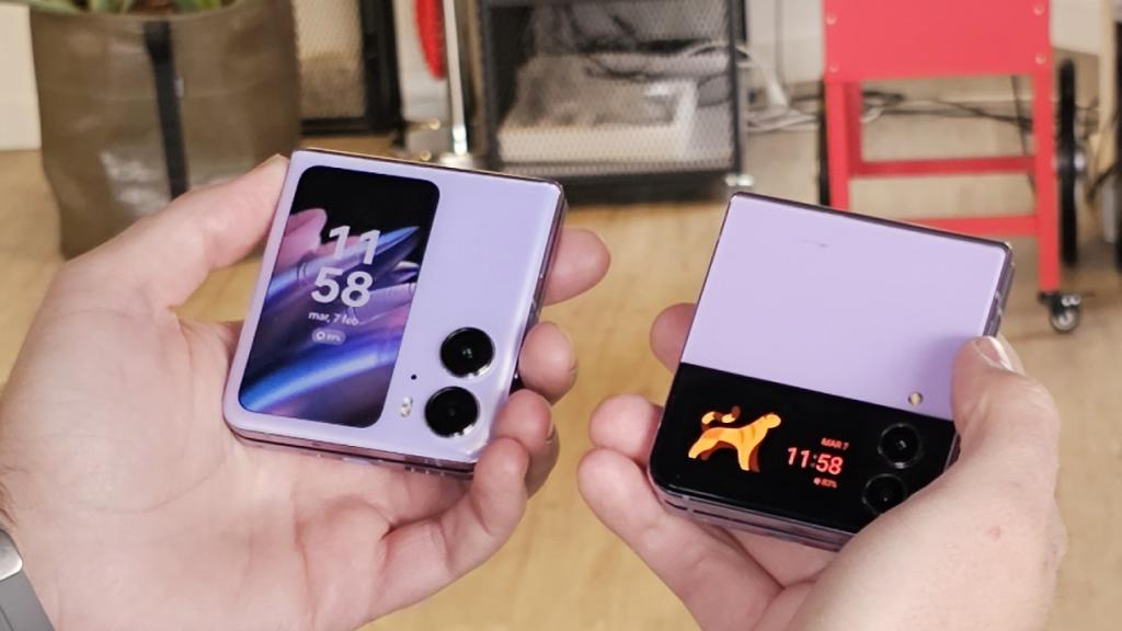 OPPO Find N2 Flip y Samsung Galaxy Z Flip 4.