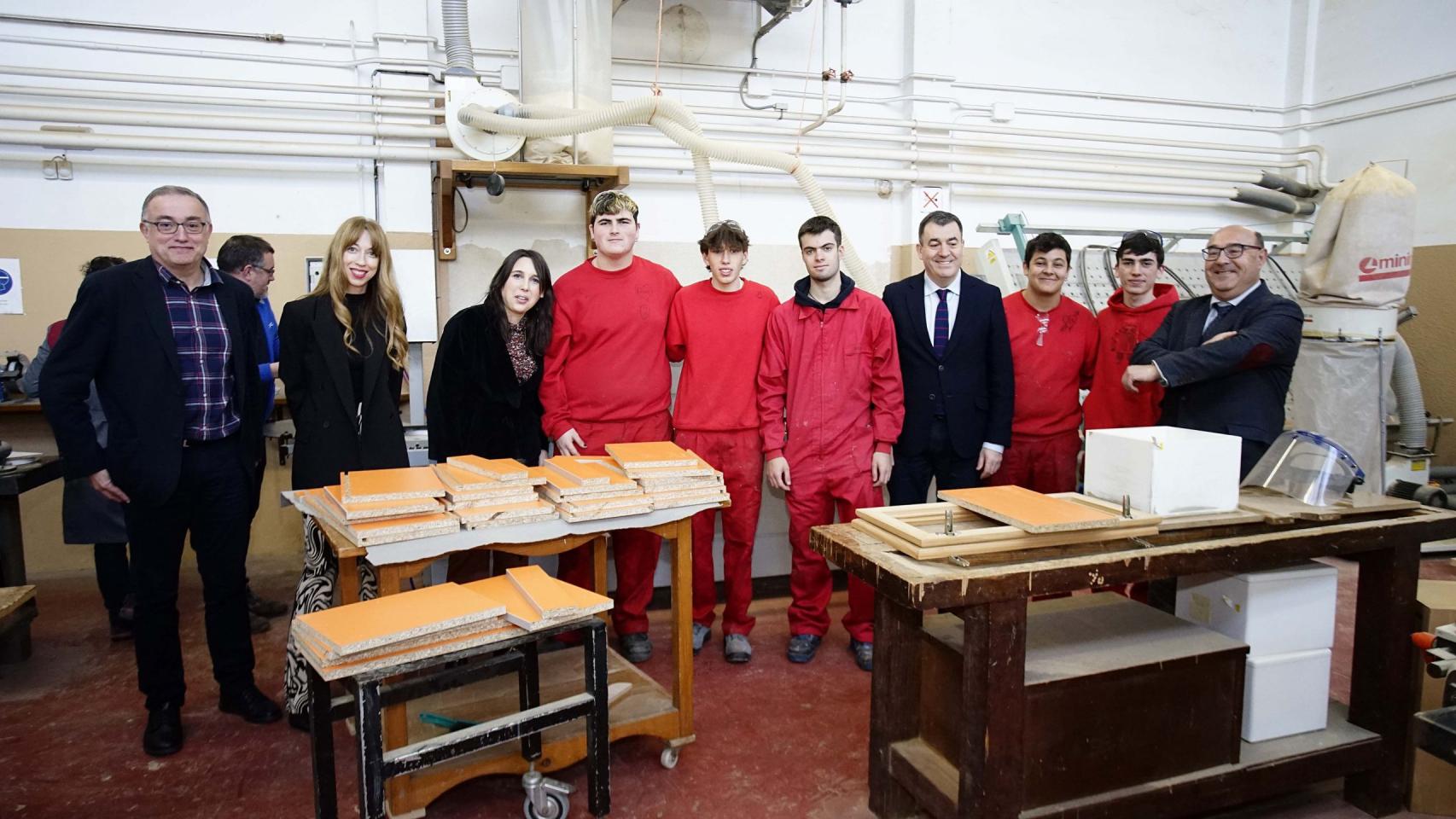 Presentación del programa de FP para personas desempleadas de la Xunta en 2023.