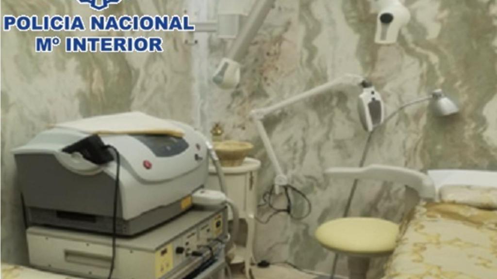 Vista del interior de la clínica.