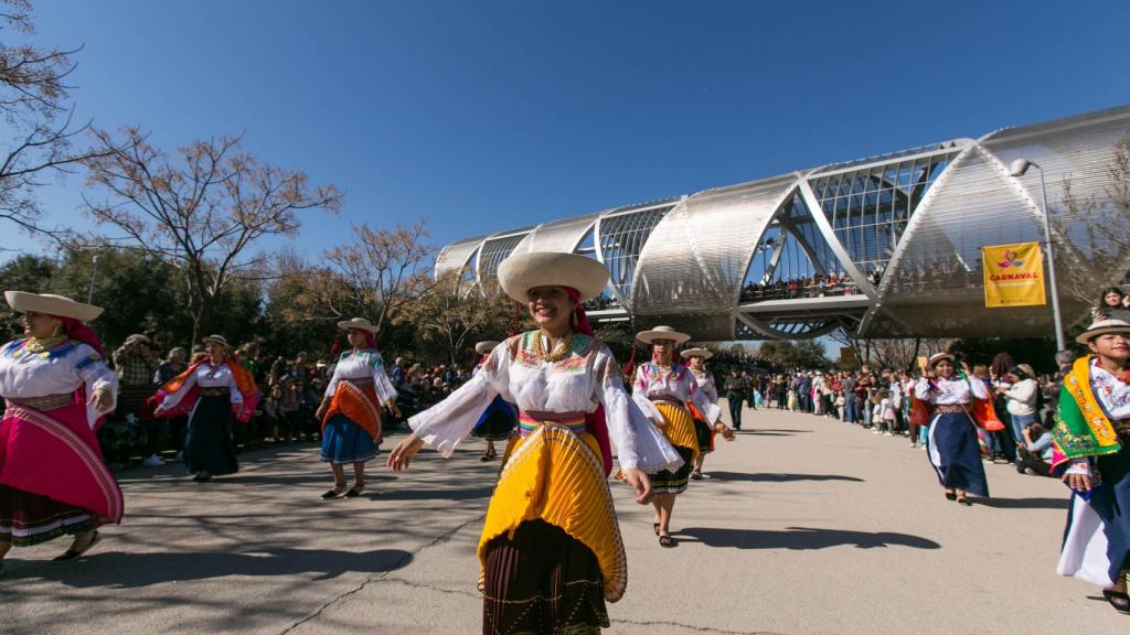 Celebración del Gran Desfile de Carnaval 2020 en Madrid Río.