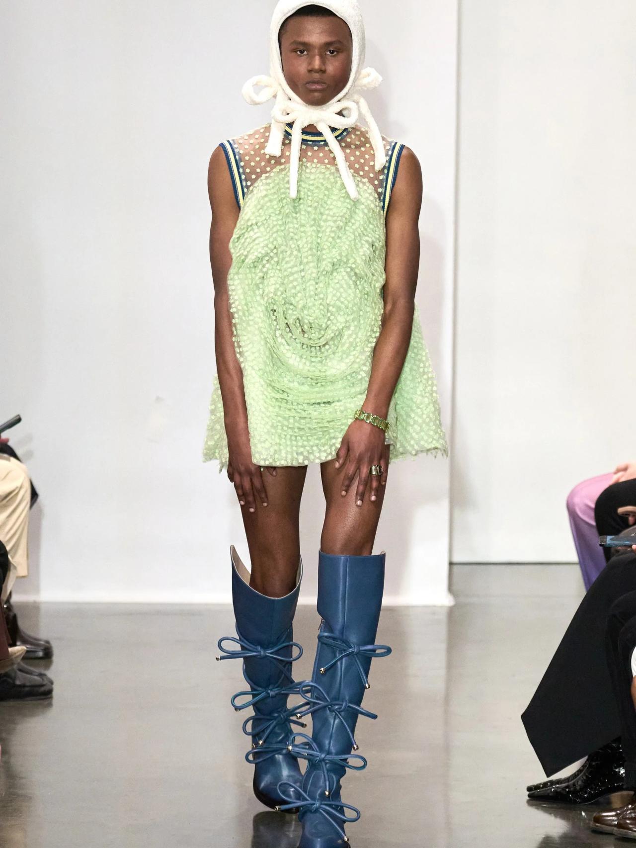 Detalle del desfile de The Closet de Palomo Spain.
