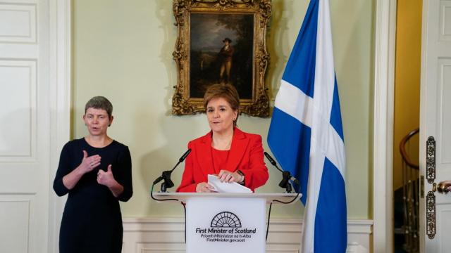 Nicola Sturgeon.