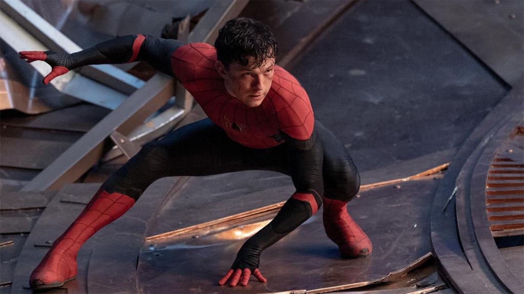 Tom Holland como Spider-Man.