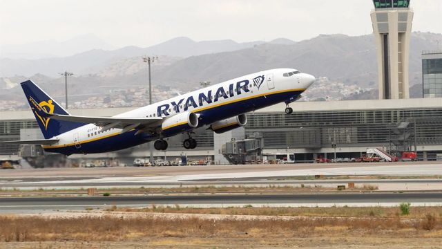 Un avión de Ryanair, en imagen de archivo.