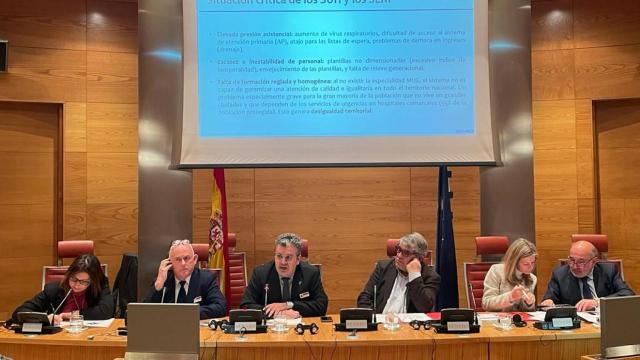 El presidente de SEMES alerta a los senadores de la carencia de médicos prevista para los próximos años.