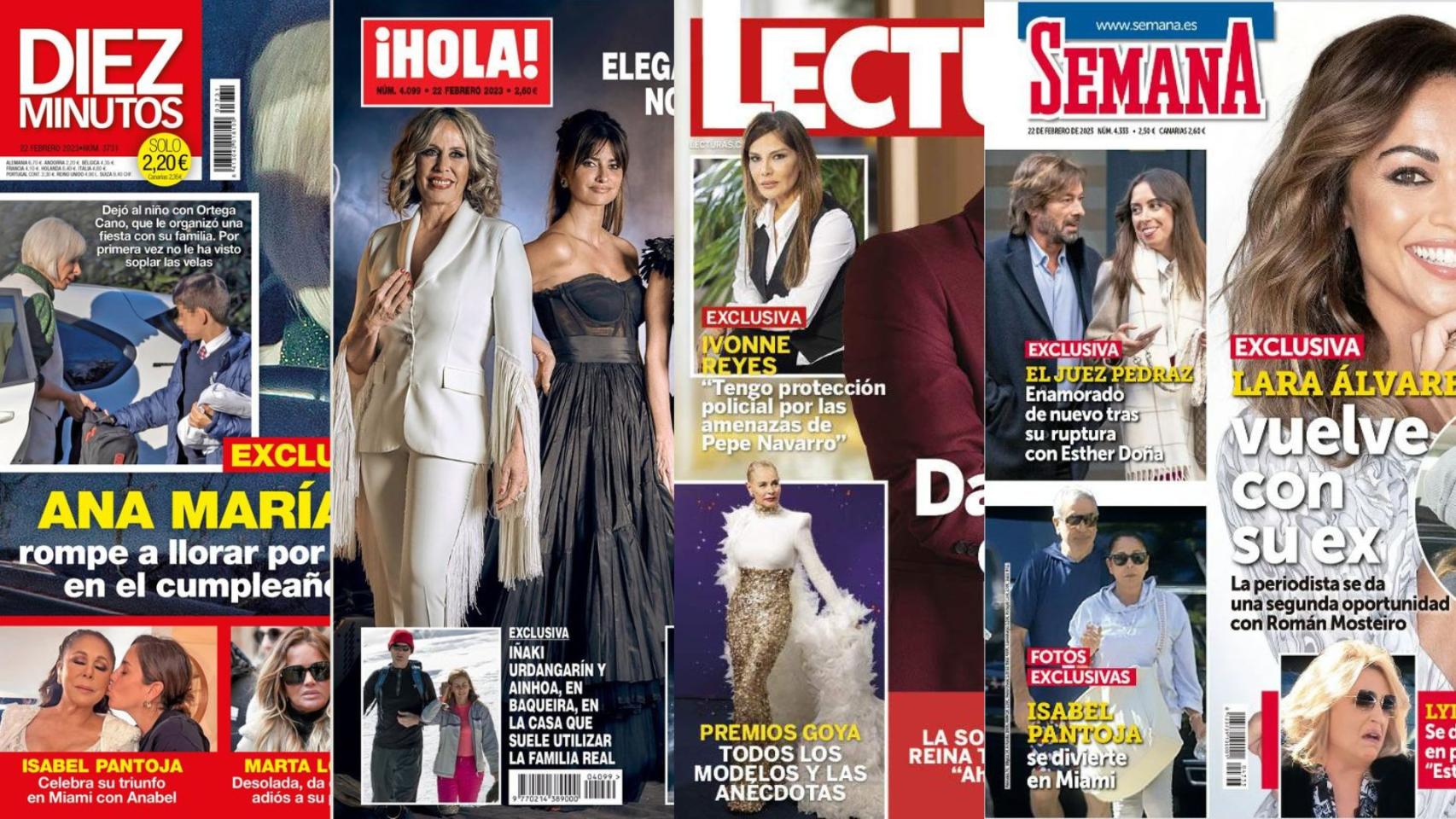 Las revistas de los miércoles, en un montaje de JALEOS.