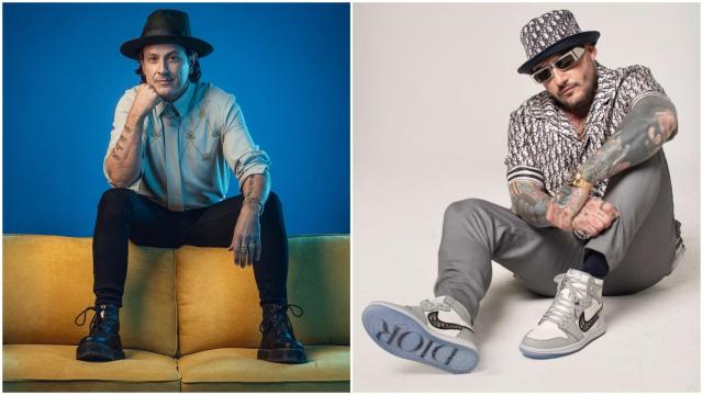 Coti y DJ Nano, en un montaje.