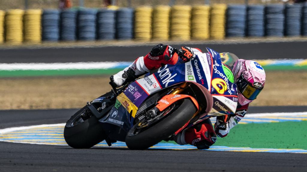 La piloto española María Herrera durante una carrera