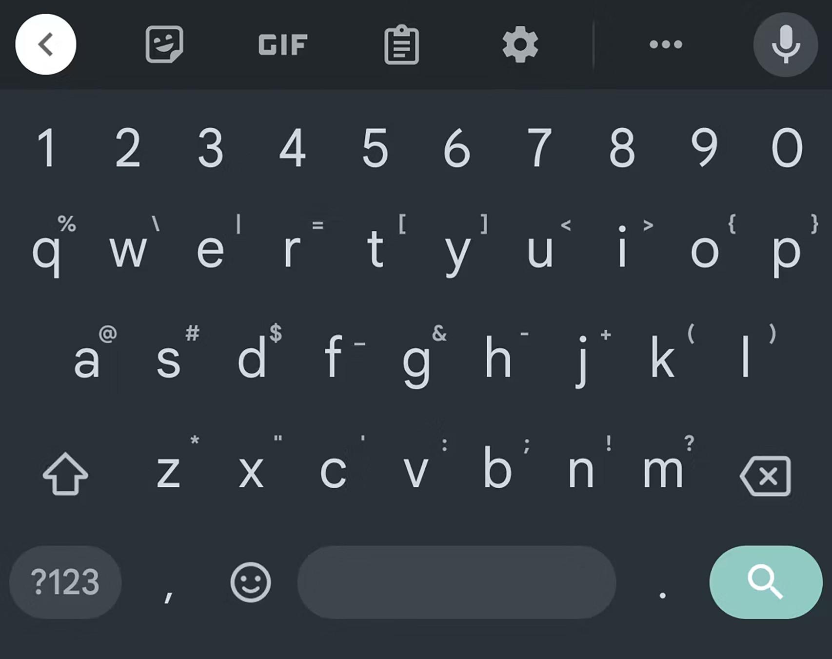 Así es la versión actual de Gboard