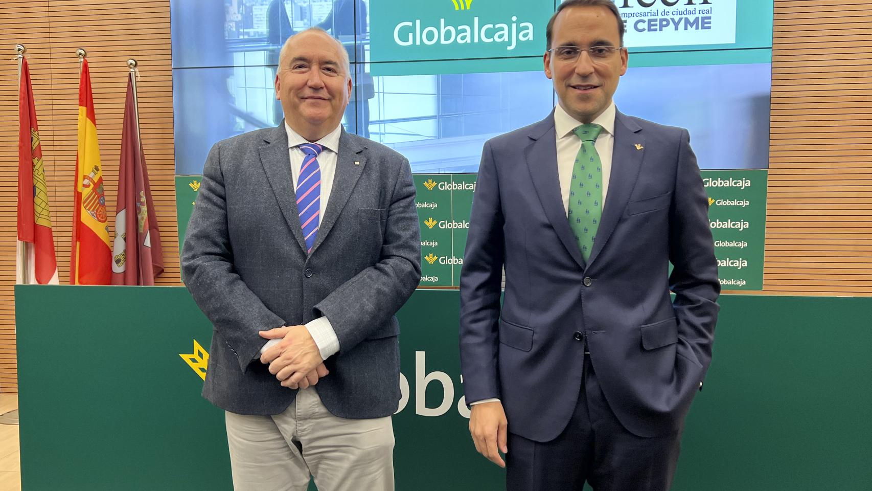 Carlos Marín, a la izquierda, y Pedro Palacios, a la derecha.