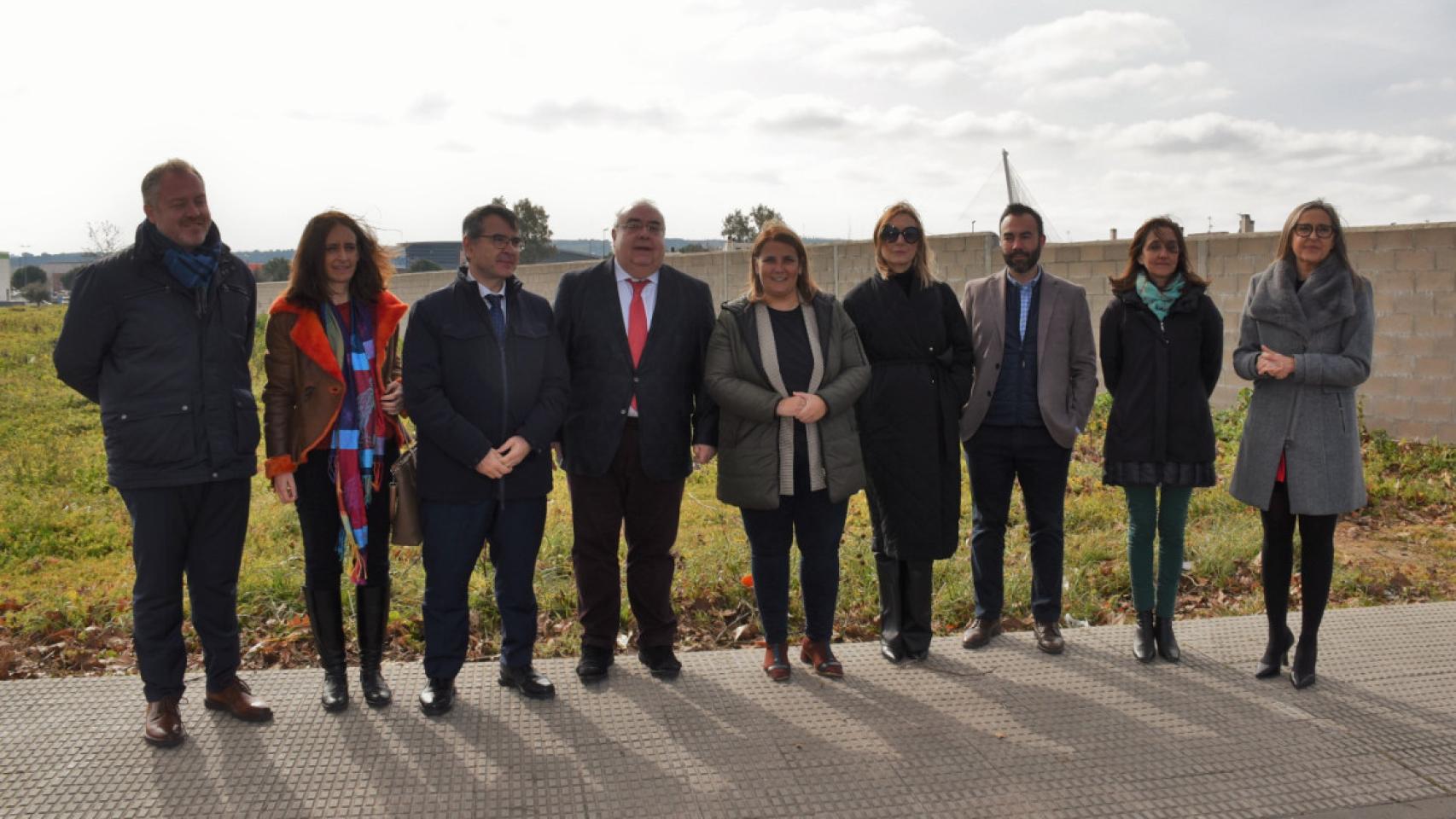 Terrenos donde se construirá el Palacio de Justicia de Talavera. Foto: Twitter @TitaElez.