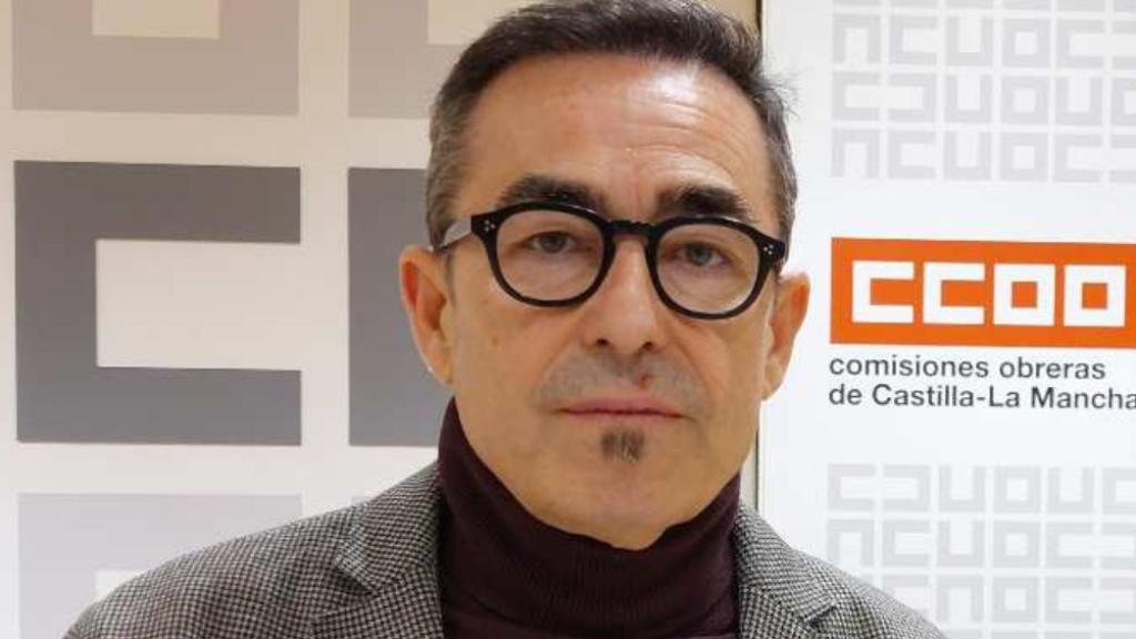 Paco de la Rosa, secretario general de CCOO en Castilla-La Mancha.