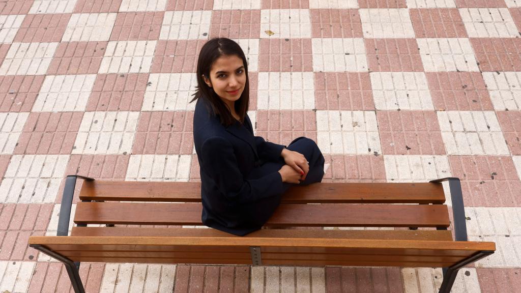 La ajedrecista iraní Sara Khadem, en Madrid.