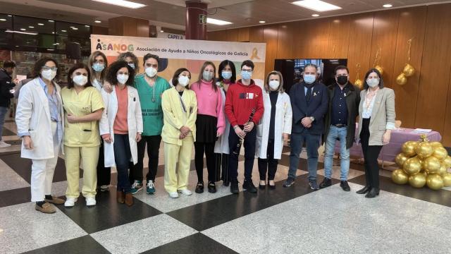 Celebración del Día Internacional del Cáncer Infantil en el Clínico de Santiago
