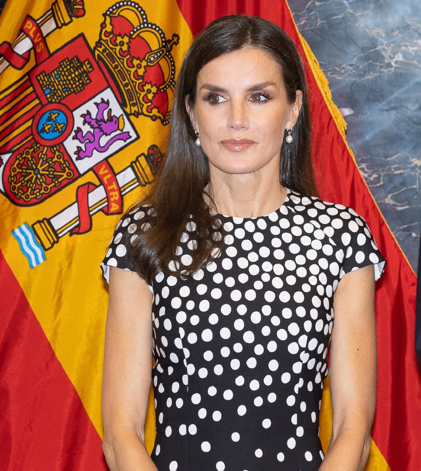 La Reina, durante su reciente viaje a Angola.