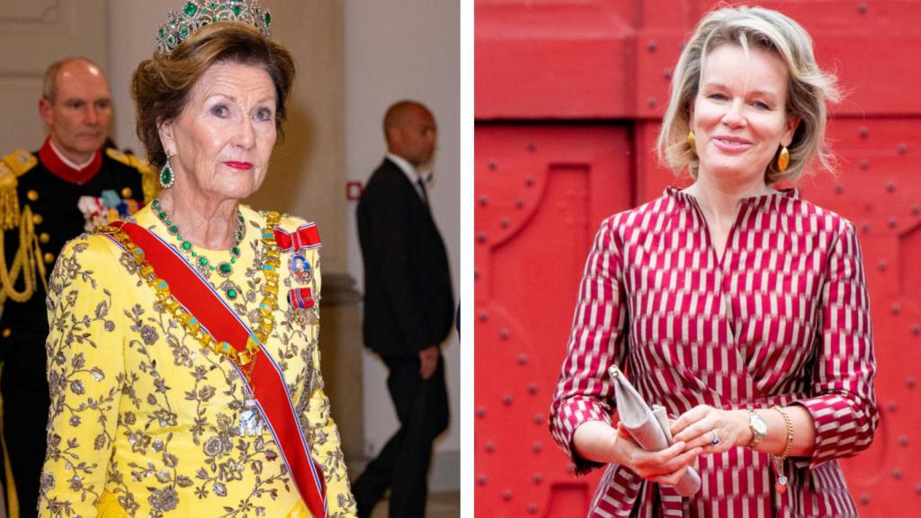 Las reinas de Noruega y Béligca.