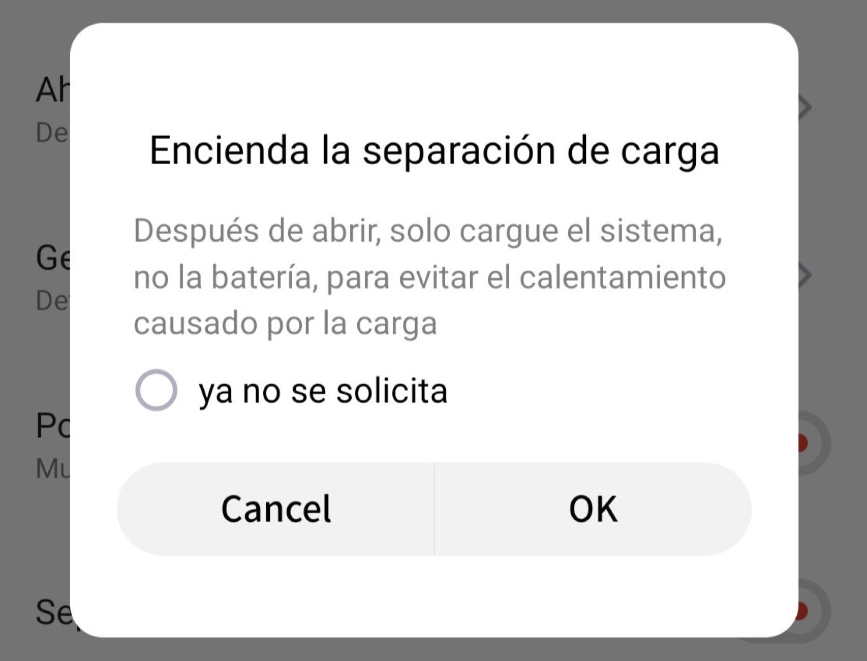 Separación de carga