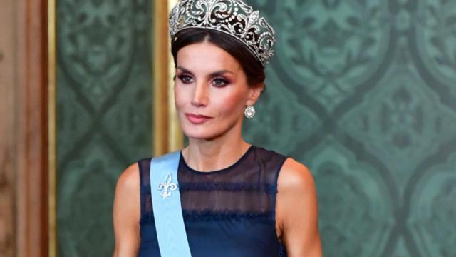 La Reina, en su viaje de Estado a Suecia.