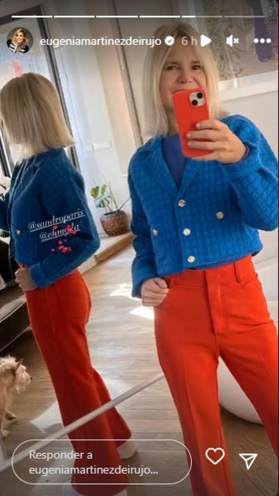 Eugenia en una imagen de sus redes sociales.