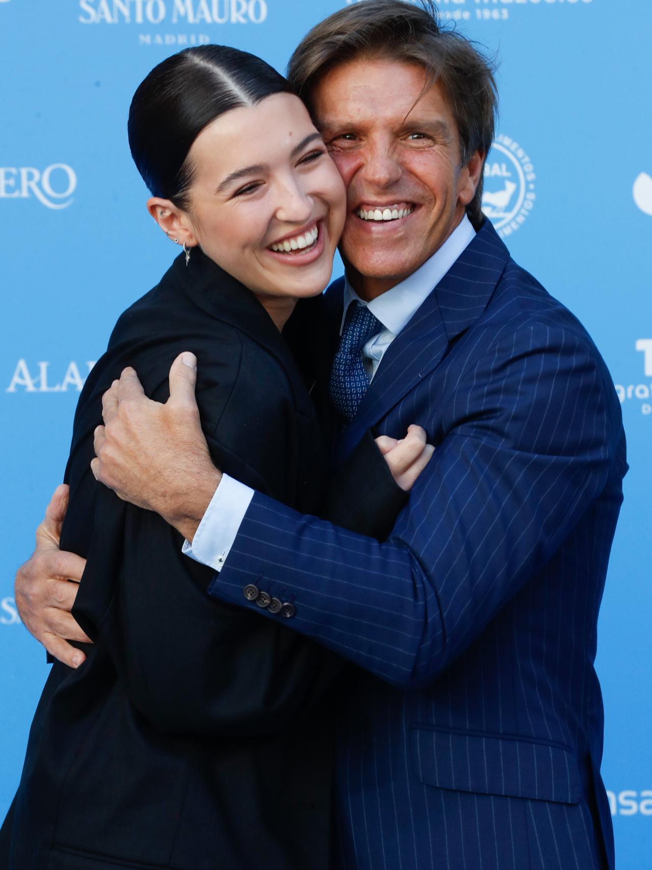 Manuel Díaz y Alba Díaz en el evento organizado por el Banco de Alimentos.