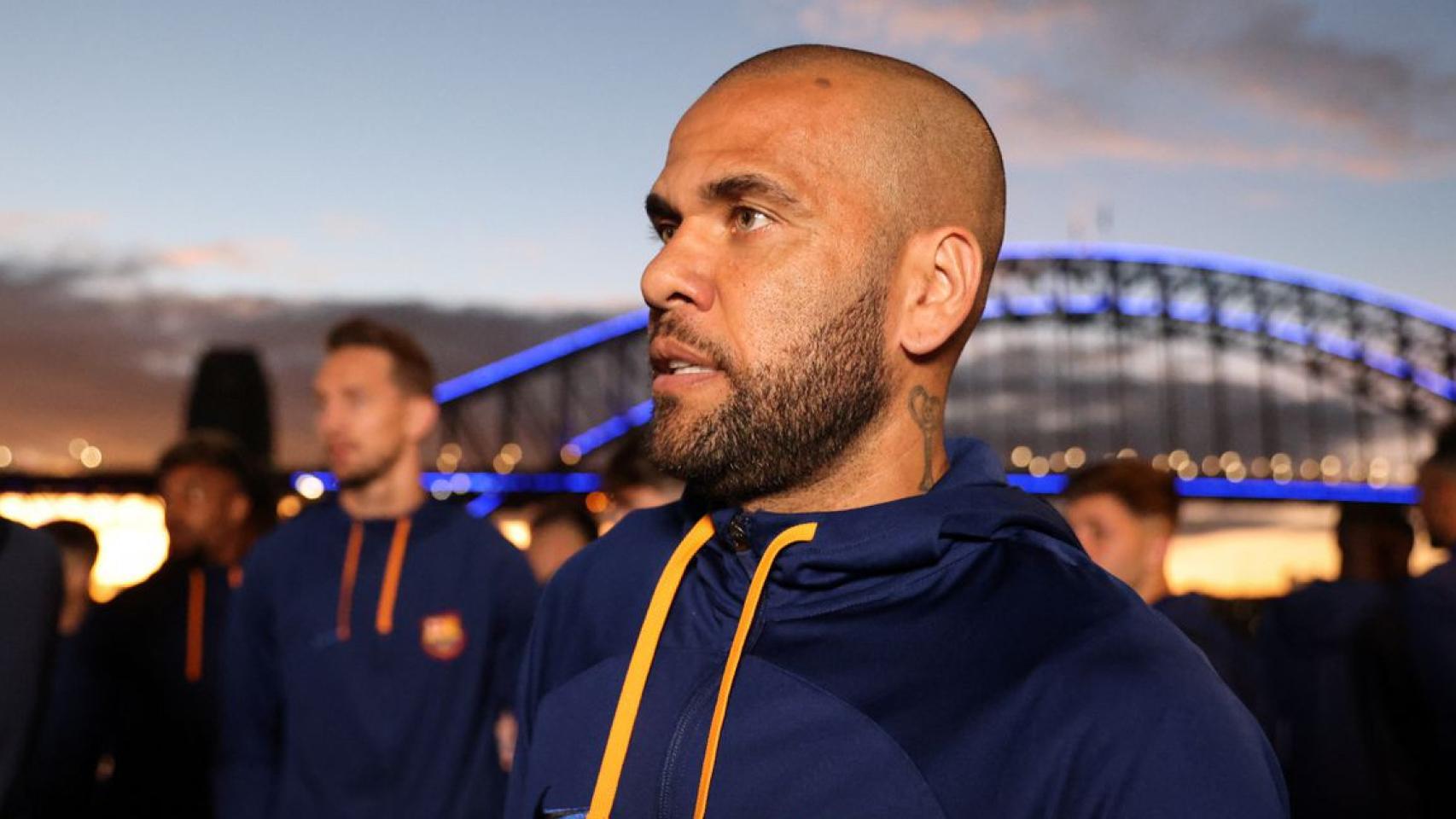Dani Alves, durante su segunda etapa en el FC Barcelona