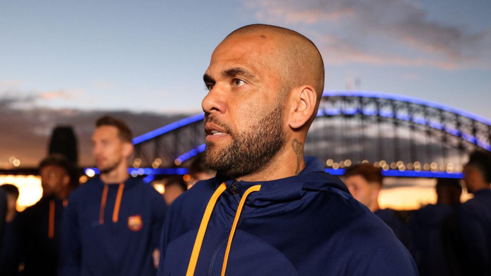 Dani Alves, durante su segunda etapa en el FC Barcelona