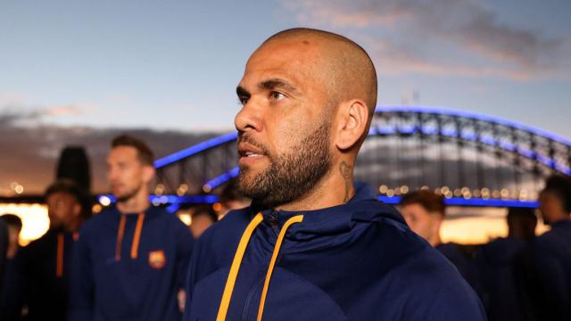 Dani Alves, durante su segunda etapa en el FC Barcelona