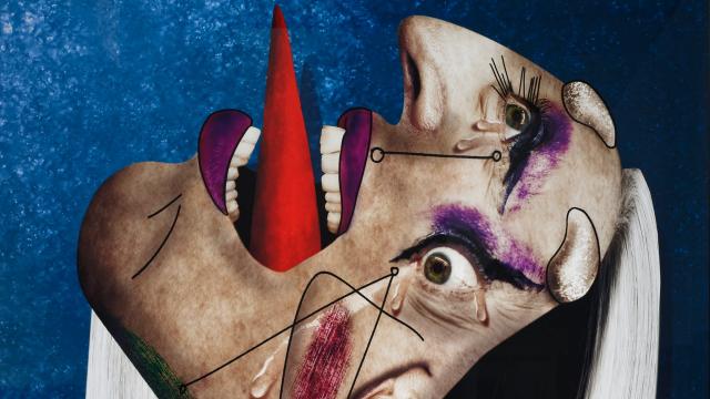 Orlan: 'Las Mujeres que lloran están enfadadas', 2019 (RocioSantaCruz)