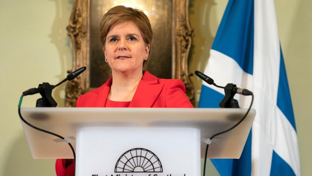 Nicola Sturgeon, primera ministra de Escocia, este miércoles.
