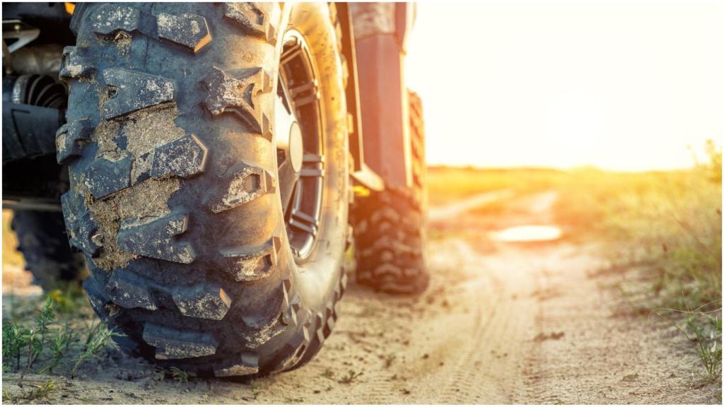 un quad en una imagen de archivo