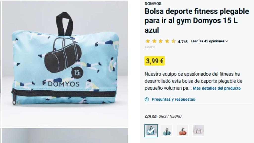 Bolsa deporte.