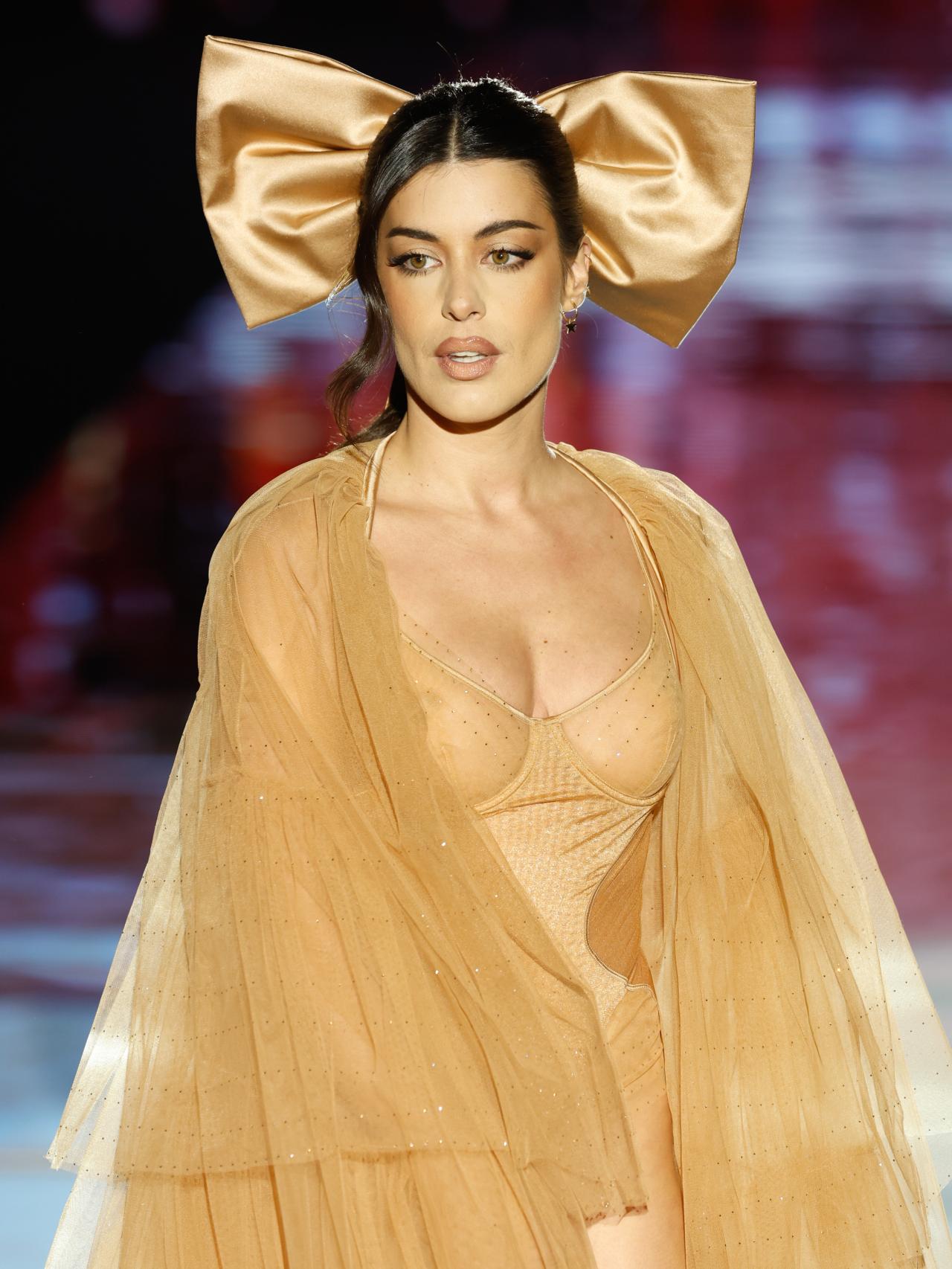 Dulceida, en el desfile de Andrés Sardá.