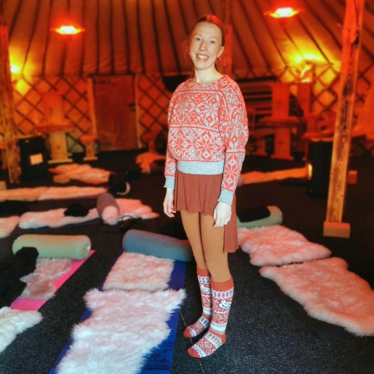 Pilvi Ingebrigtsen, ostéopata y profesora de yoga.