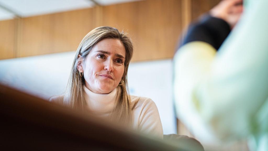 La secretaria de Estado de Energía, durante la entrevista.