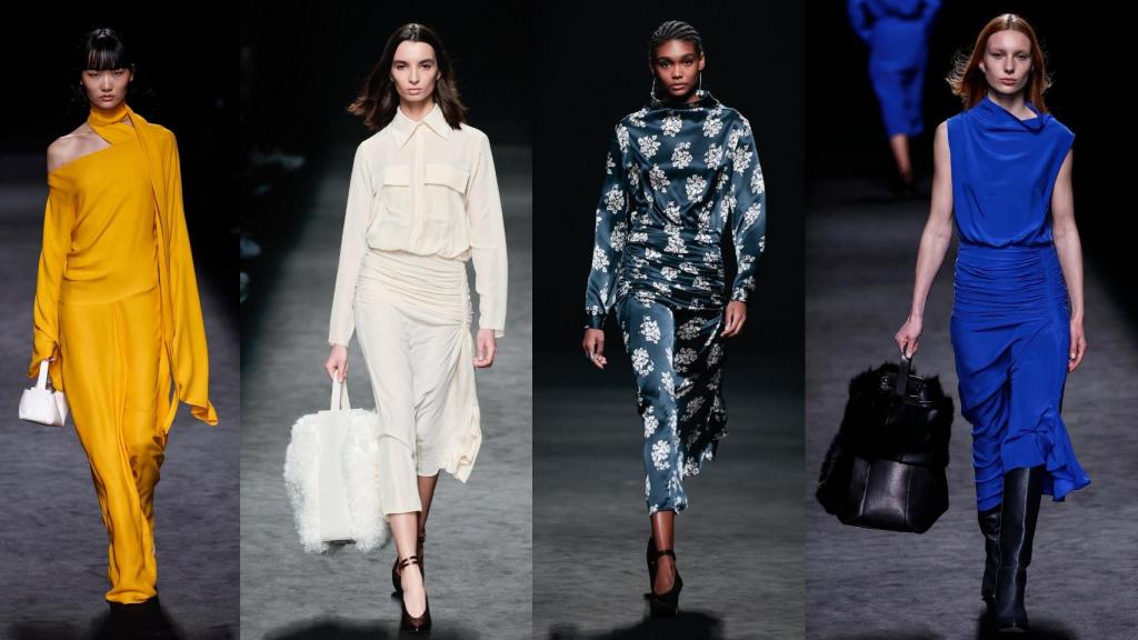 Algunos modelos de la colección de Roberto Torretta para el próximo otoño-invierno.